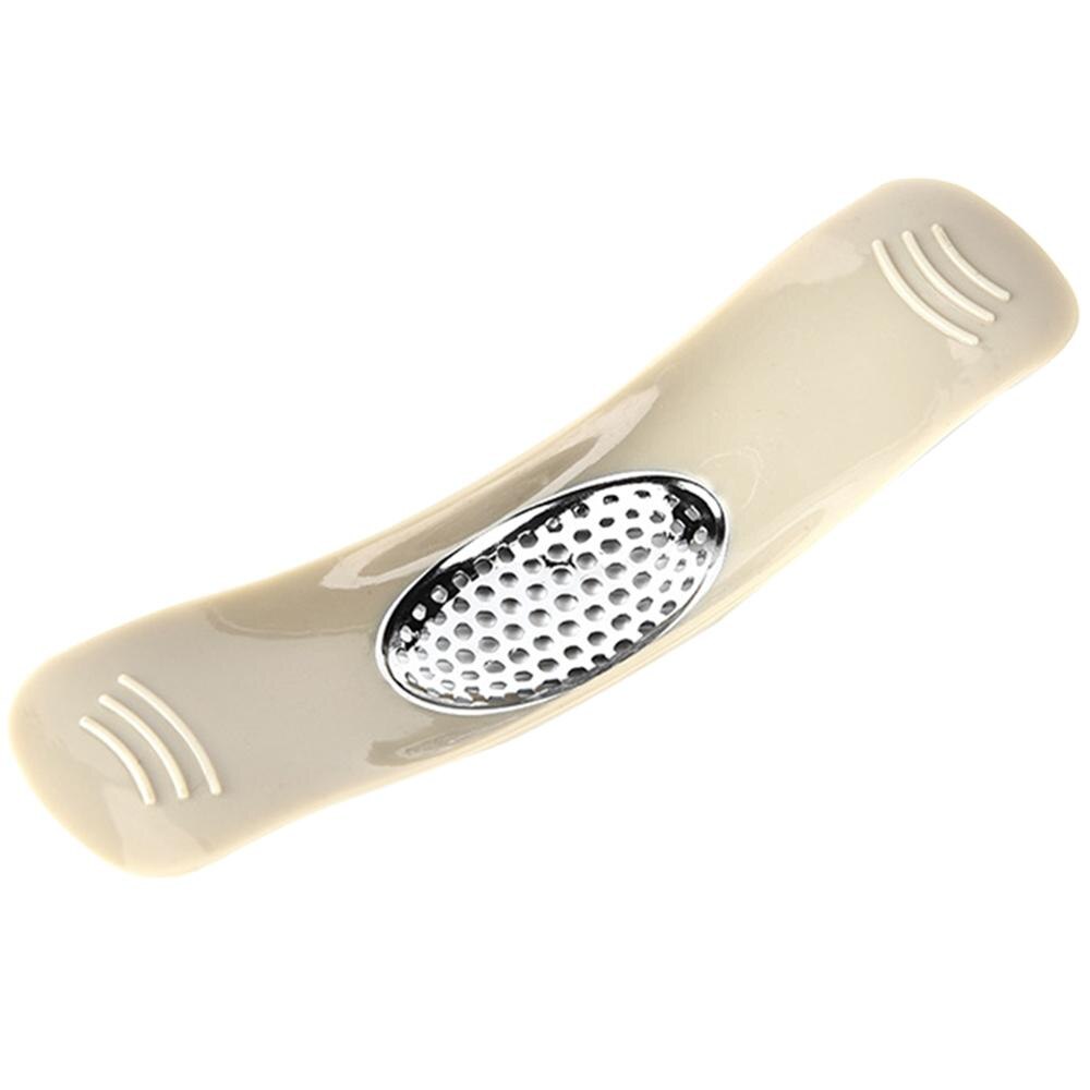 Multi-function Manual Garlic Presser Curved Garlic Grinding Slicer Chopper Stainless Steel Garlic Presses Cooking Gadgets Tool