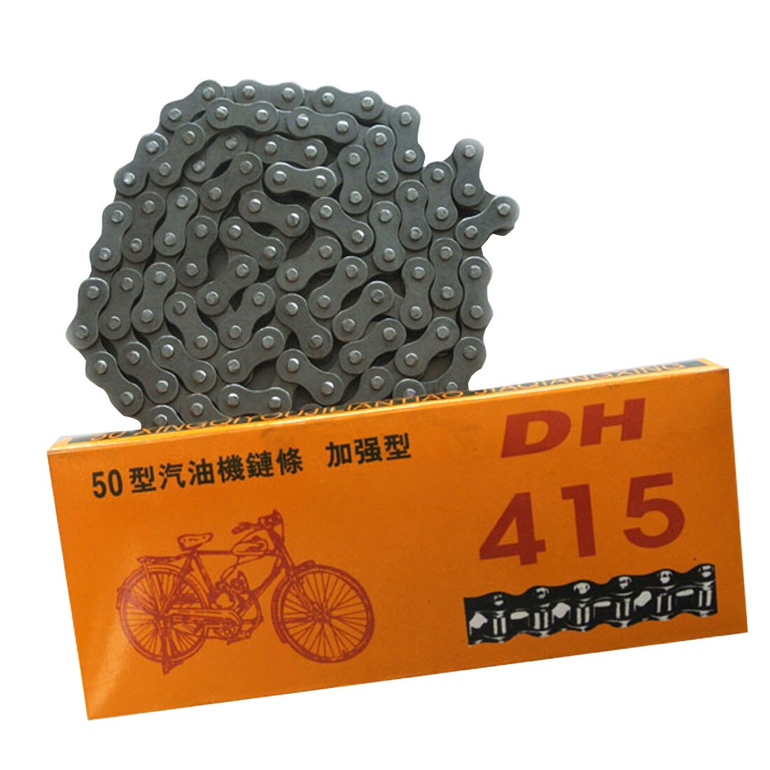 415 kædeforstærkning passer til 2 cyklus 49cc 60cc 66cc 80cc motoriseret cykelcykel
