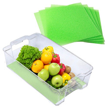 4pcs Refrigerator Pad Antibacterial Antifouling Mildew Pad Foam Fridge Mats Fruit Vegetables Life Extender Liner Drawer Mat