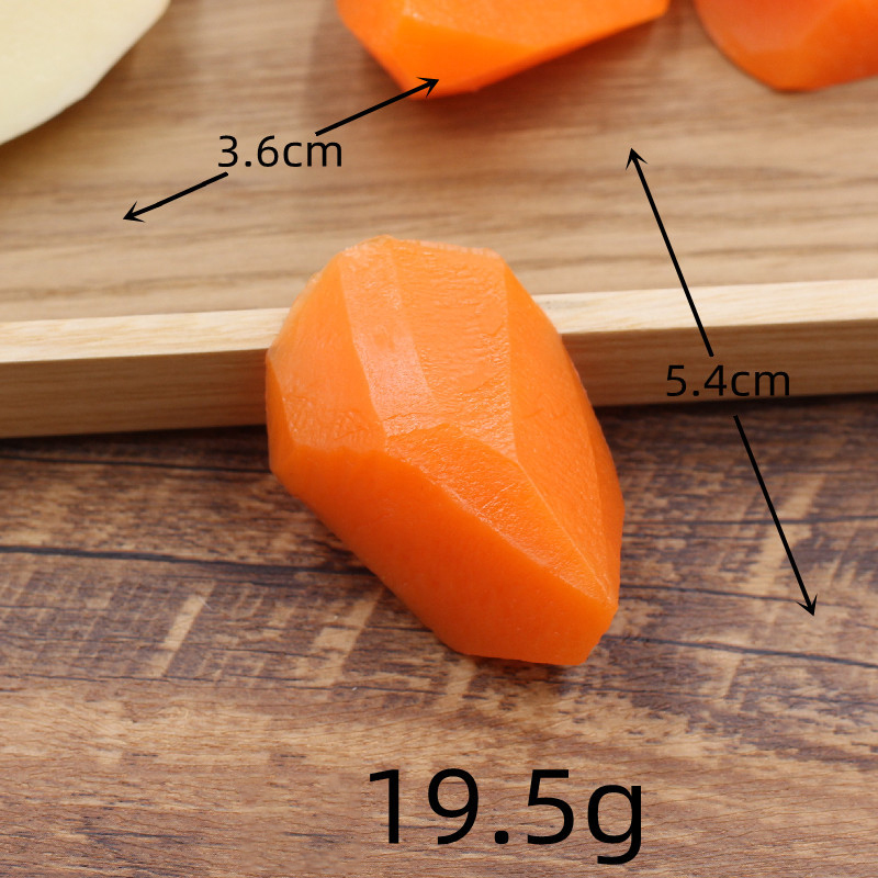 Simulerad mat potatisblock potatisblock morotsblock grönsaksmodell äta lekrätter set fotografering rekvisita