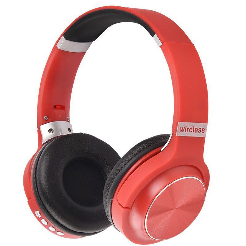 Desxz Bluedio H + Bluetooth 4.1 Stereo Draadloze hoofdtelefoon Mic Micro-SD poort FM Radio Over-ear hoofdtelefoon stereo Draagbare Headsets: Red 