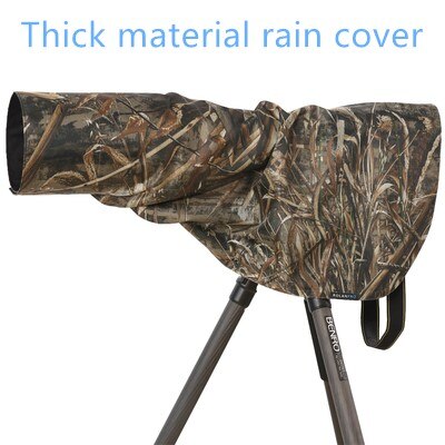 ROLANPRO telephoto lens rain cover, Tree branches pattern waterproof camouflage photography Rain Cover Raincoat Lens Rain Cover: Grass Raincoat S