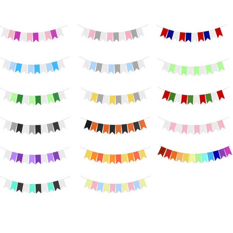 Regenboog Kerst Een Decoratie Swallowtail Vlaggen Halloween Partijen Vlag Verjaardag Vieren Opknoping Gors Kind Room Decor