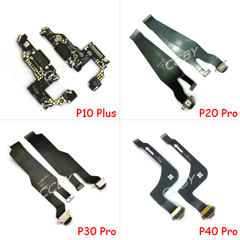 Für Huawei P8 P9 P10 Plus Lite P20 P30 P40 Pro USB Lade Lade Dock Port Mikrofon Anschluss Flex Kabel Bord
