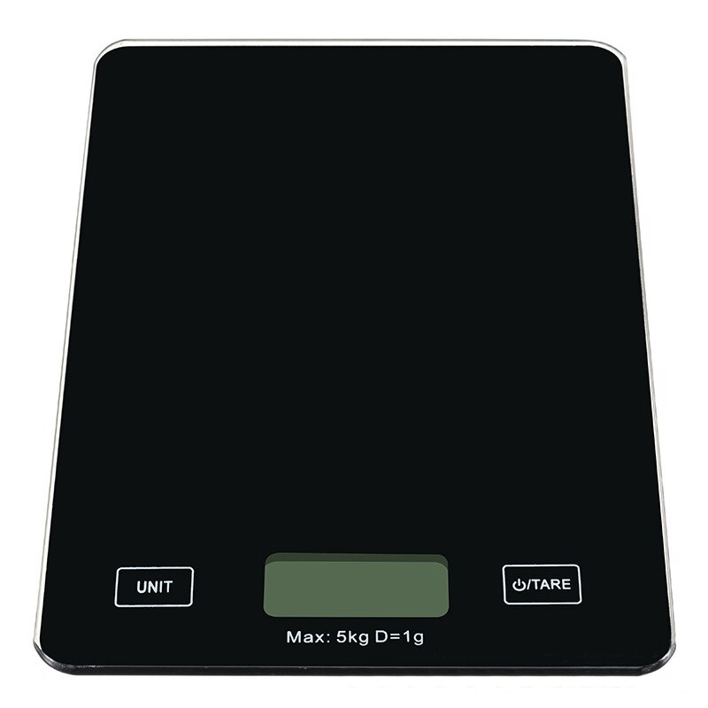 5Kg/1G Precisie Lcd Digitale Weegschaal Mini Elektronische Gram Gewicht Weegschaal Voor Thee Bakken Weegschaal zwarte Hoge Precisie