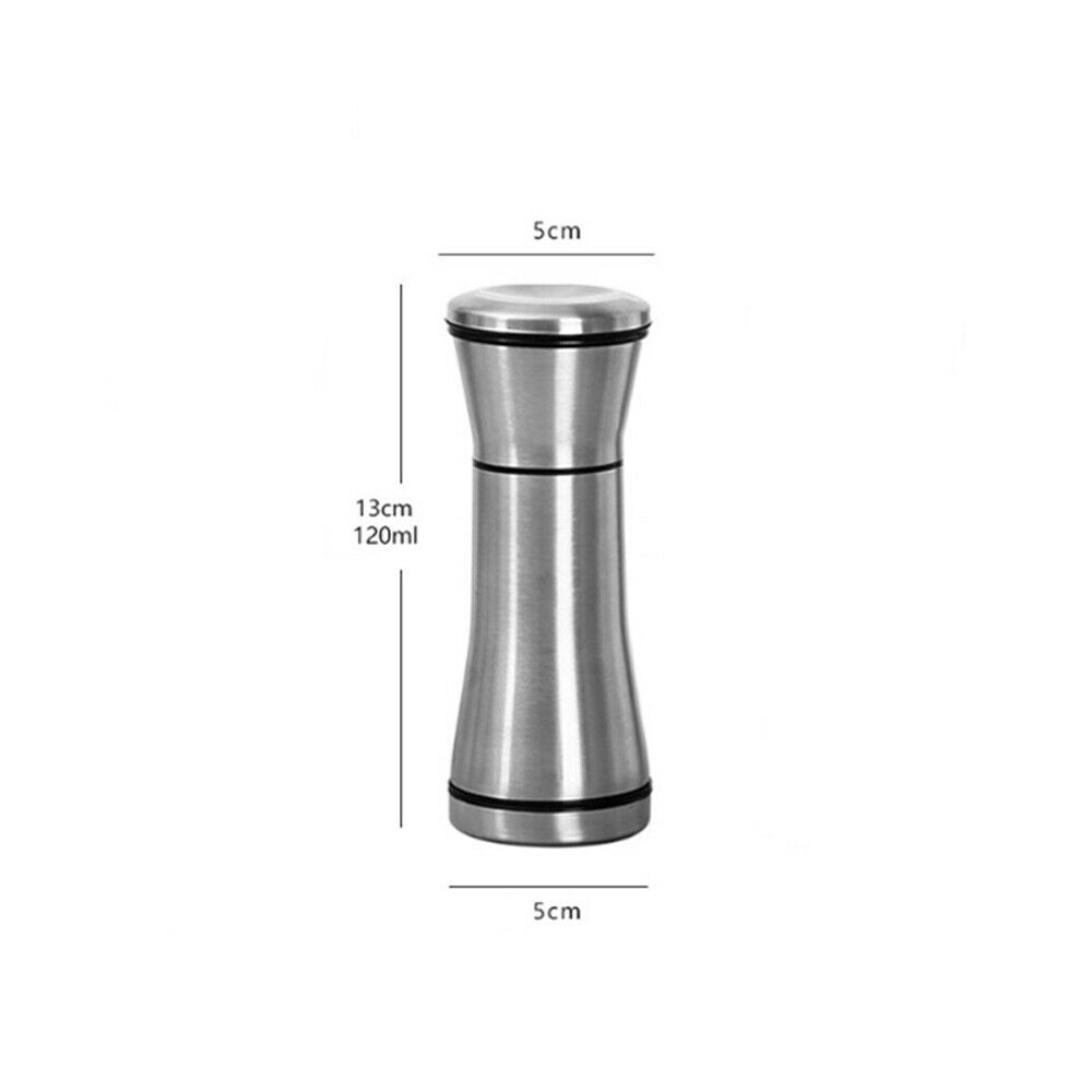 250ml/120ml rustfrie manuelle salt pepper mølle krydderkvern muller kjøkkenverktøy dingser: B