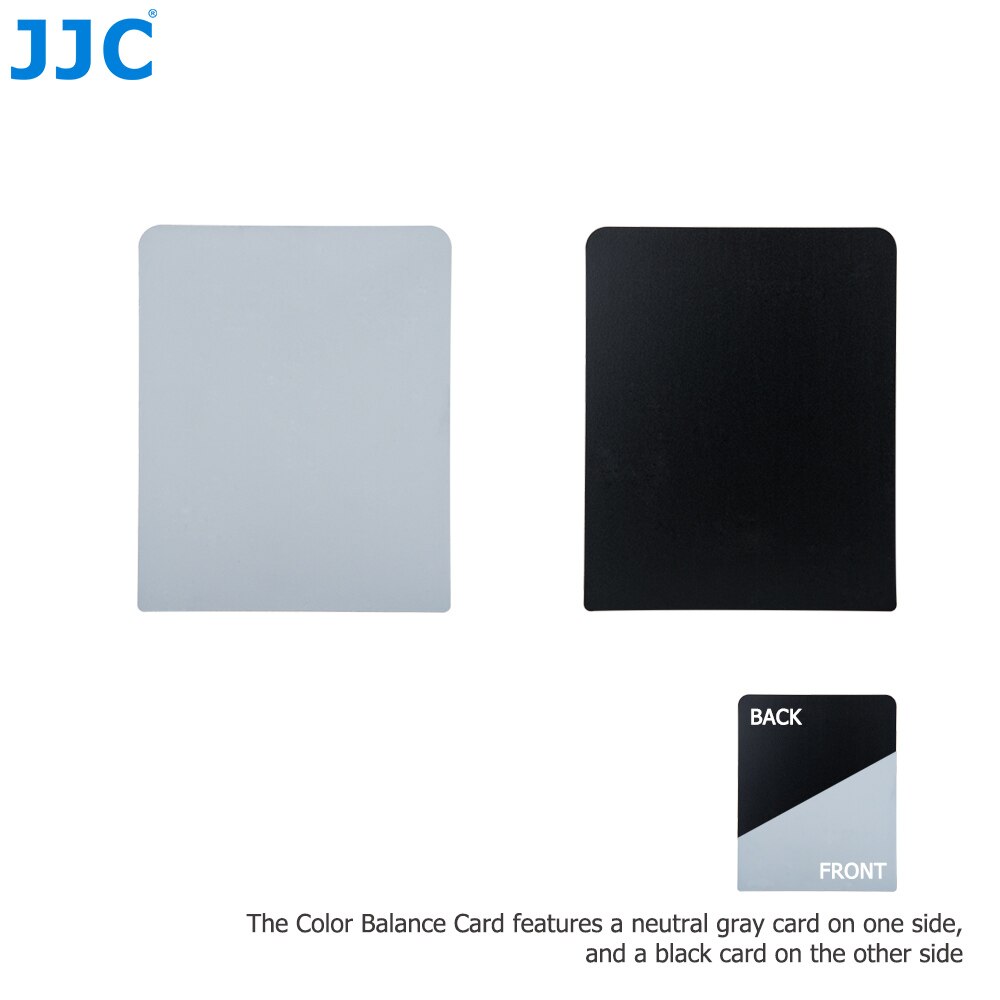 JJC Lens Autofocus Calibration Alignment Test Chart with Color Balance Grey Card For Camera With AF Micro Adjustment Function