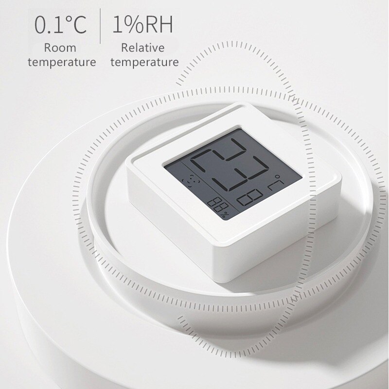 Digital Thermometer 2 Lcd Screen Digital Hydrometer Wireless Smart Temperature Humidity Sensor No Battery