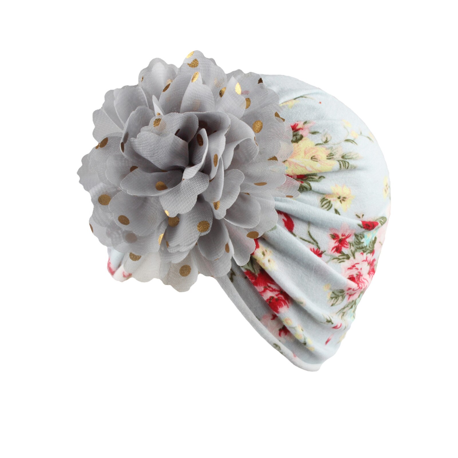 Sombrero con estampado de la India para niños, gorro con estampado de flores, capucha cálida, turbante, invierno, cálido, indio, ,