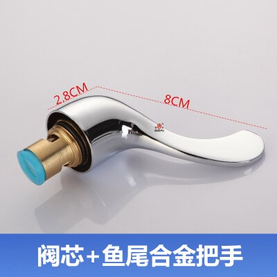 Standaard Thermostatische Spool Koperen Keramische Kraan Cartridge Water Mengkraan Innerlijke Spoel Handvat Schakelaar Reparatie Accessoires: 13