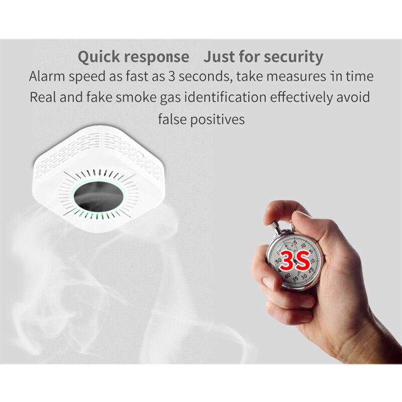 Wireless Smoke Detector Smoke Detector Gas Detector ligent Detection of