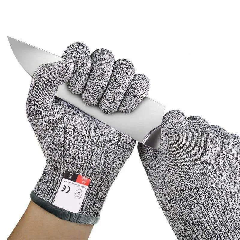 Schnittfeste Handschuhe für sterben Küche HPPE, kratzfest, Klasse 5, beständiger Glasschnitt, Sicherheitsschutz für Gärtner