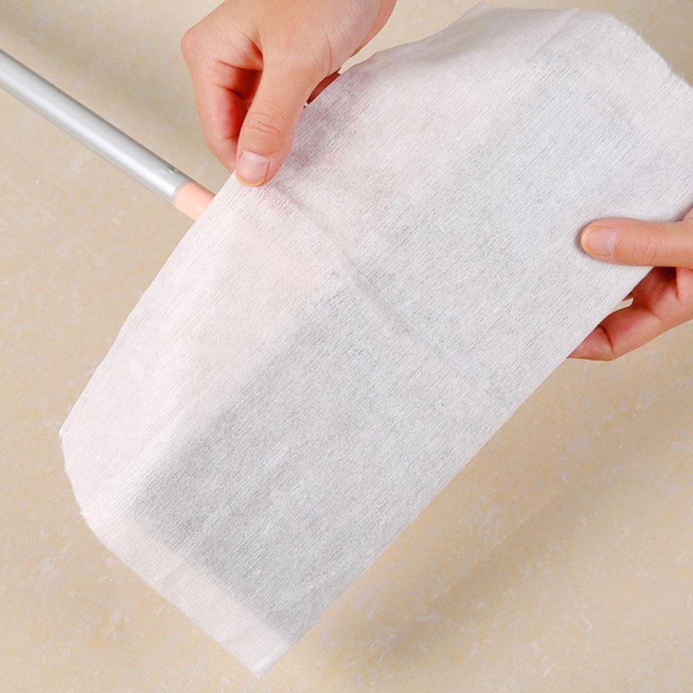30PCS Disposable Microfibre Electrostatic Floor Cloths For Flat Swivel Mop Multi Fitting Cleaning Wipes Dust Removal Mop Paper