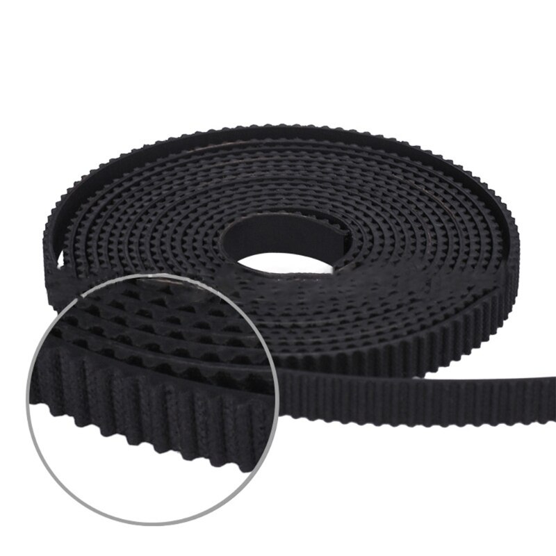 C1FD GT2-6mm / 10mm open timing belt GT2 belt Rubber Aramid Fiber cut to length for 3D printer
