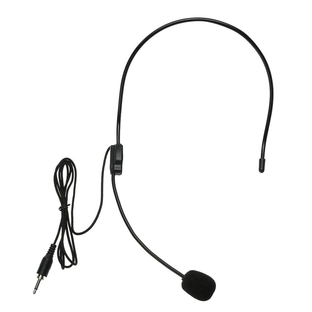 3.5Mm Schroefdraad Microfoon Luidspreker Headset Draadloze Lancering Doos Hoofd Gemonteerde Voor Leraren/Gidsen Square Dance Audio