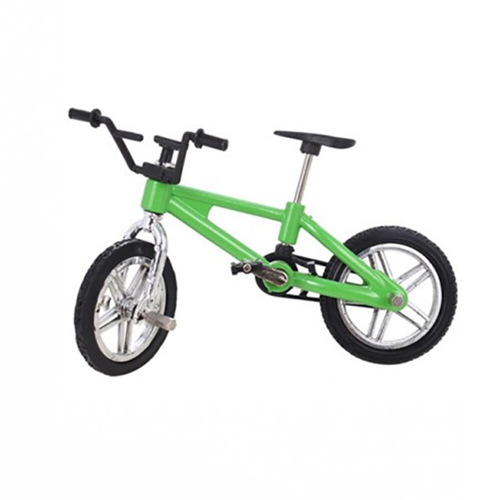 métal mini taille touche vélo jouet avec corde de frein bleu simulation alliage VTT vélo enfants éducation: green