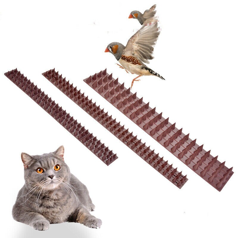 20pcs Repellent Practical Deterrent Anti-theft Fencing Garden Fence Wall Spikes Cat Anti Bird Thorn Intruder Security