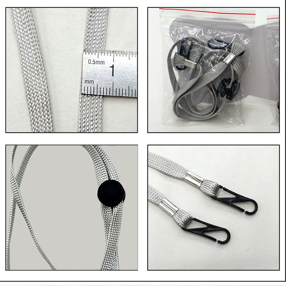 5 stücke Maske Schlüsselband Riemen Erwachsene Maske Halfter Schlüsselband Anti-Hub Ohren Schnur Lanyards Hütte Winddicht Seil