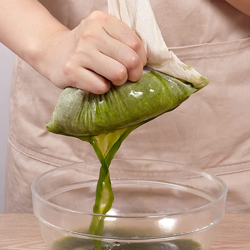 Nut Milk Bags Reusable Organic Cotton Nut Bag for Almond Milk Juice Cold Brew Coffee Tea Yogurt Filter Strainers Mesh Cheese Bag