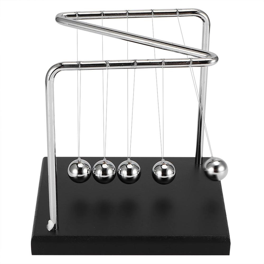 Newtons vugge balance stålkugler fysik videnskab pendul ornamenter balancebold fysik videnskab pendul: C