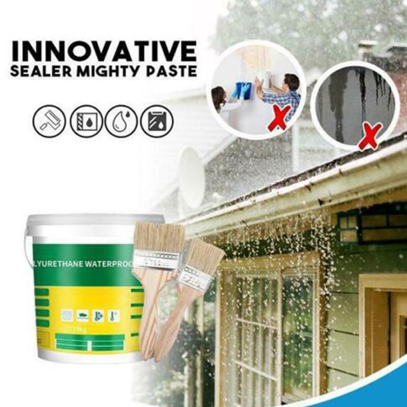 Innovative Sealer Mighty Paste Polyurethane Waterproof Coating for Home House Bathroom Roof Best Price