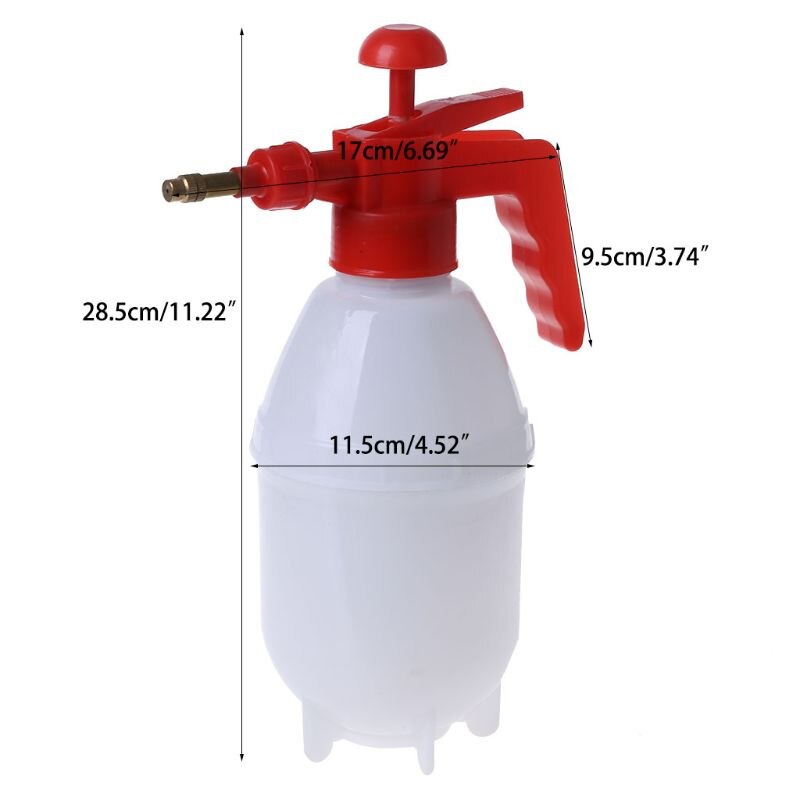 Draagbare 800 Ml Chemische Sproeier Druk Tuin Spuitfles Handheld Spuit