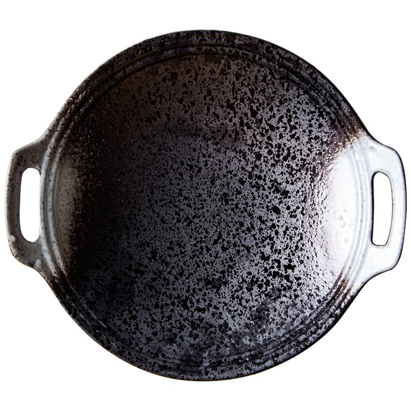 Bone China Food Plate Dinnerware Hand-Painted Ceramic Pottery Tableware Round Bina Dish Plate Salad Plate