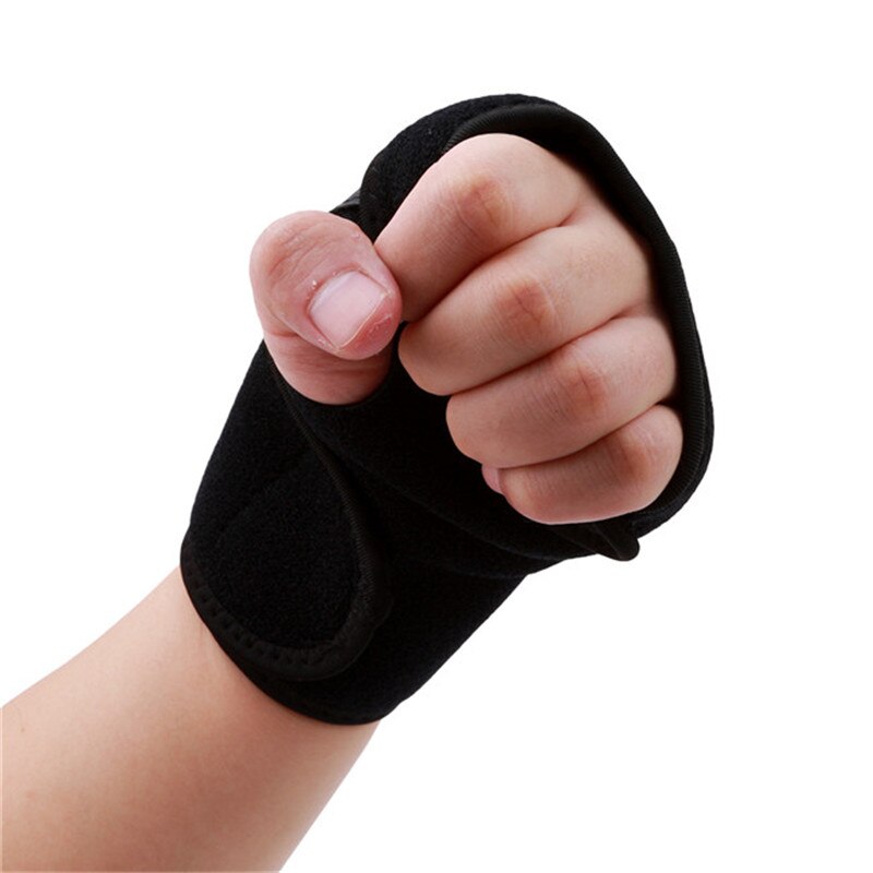 Spalk Verstuikingen Artritis Band Riem Polssteun Brace Polsbandje Carpaal Tunnel Ondersteuning Duim Pols Pijn Hand Bandage Zwarte Handschoen