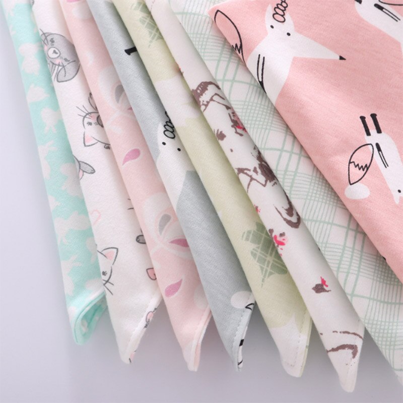 Style Baby Bibs Girls Boys Baby Babador Cotton Print Infant Bandana Bib Towel Baby Feeding Burp Cloths Stuff Accessories