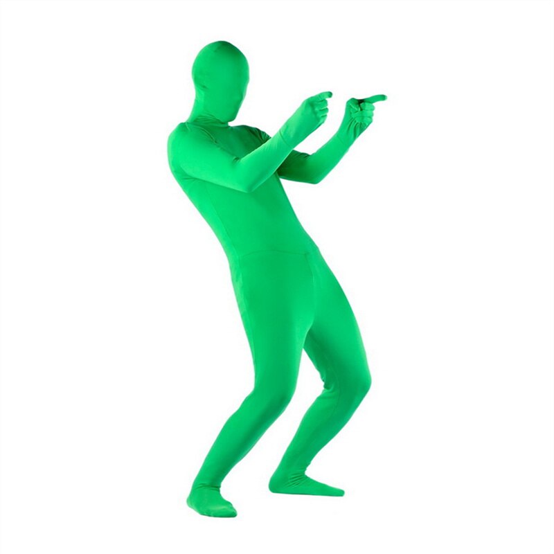 Elastische Body Groen Scherm Pak Video Chroma Key Comfortabele Achtergrond Onzichtbare Effect Strakke Pak Bodysuit Cosplay Kostuums: Default Title