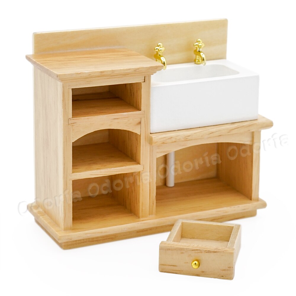 Fontaine Miniature 1/12 Odoria - Décoration Maison De Poupée En Résine - Accessoire Détaillé Pour Création De Jardins Miniatures