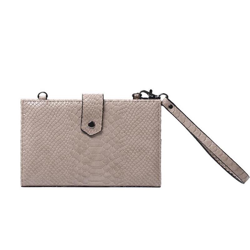 Saudi Arabia Office Women Wallets A4 paper Multi-functional wallet Ostrich leather Female Clutch Card Holder Purse: 19cm colour 17