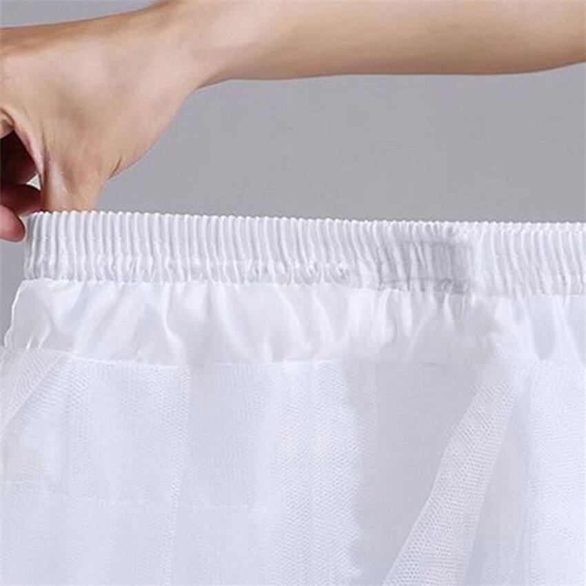 Short Dress Petticoat Tulle Layered Ruffle Short Crinoline Ballet Bridal Petticoats Lady Girls Underskirt