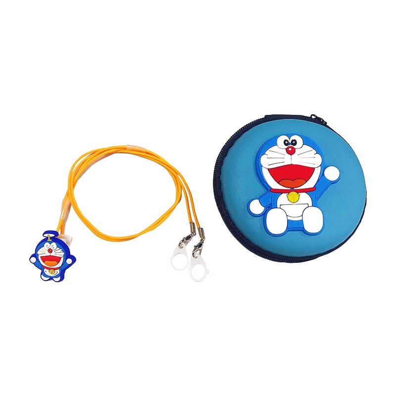 Kids BTE Hearing Aid Clip Safety Line Otoclip for Preventing Falling and Loss Binaural: doraemon