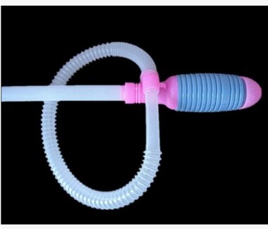 Automobile fuel oil gasoline diesel transfer pump manual siphon suction pump chemical liquid pump: Gold