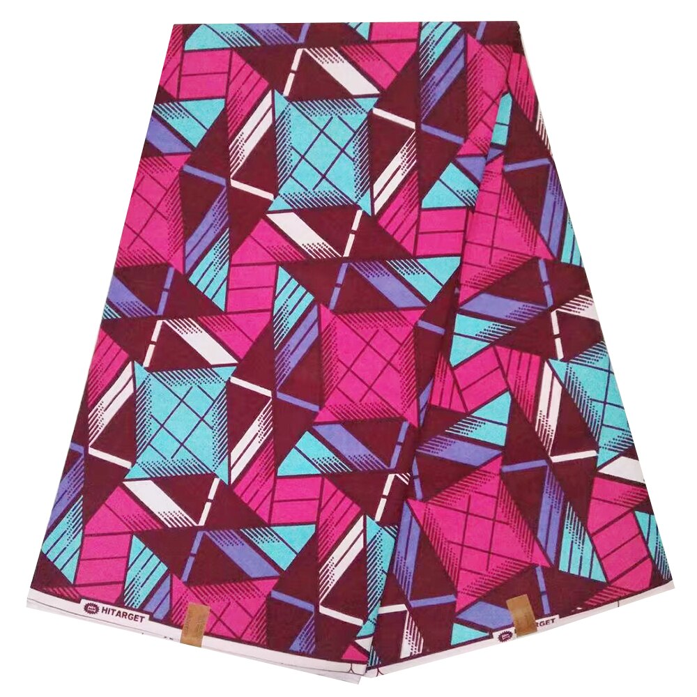 Afrikanische Wachs Stoff Wahre Echt Wachs 100% Baumwolle Block Drucken ankara Nigerian Wachs Stoffe für Kleid Pange 11,11 Preis