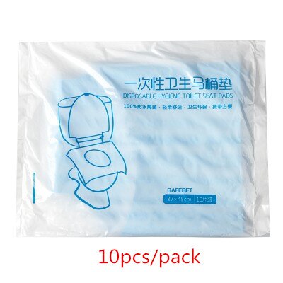 BUCHNIK Travel Disposable Toilet Seat Pats Waterproof PE Covers Portable Paper Pad Trip Luggage Essentials Accessories Item: Default Title