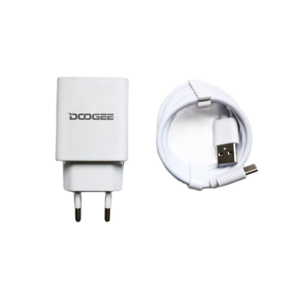 DOOGEE – chargeur de voyage S59 PRO avec prise et câble de données USB Micro type-c, et Original: cable adapter