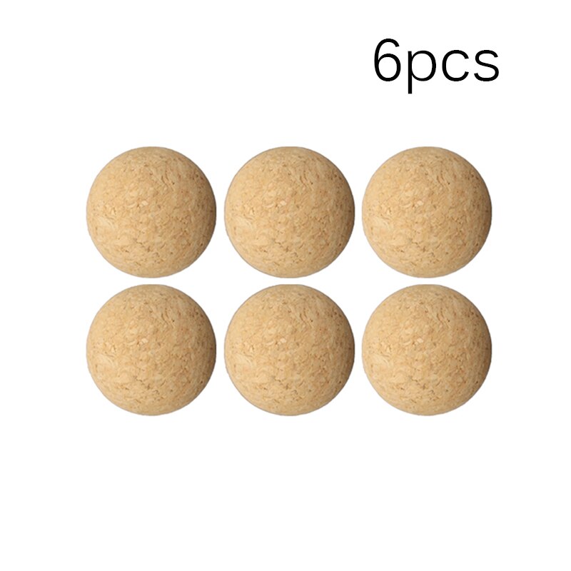 6 Pcs 36mm Soccer Table Football Game Wooden Football Desktop Soccer Ball Game Table Soccer Accessories Indoor Kids Adult: Default Title