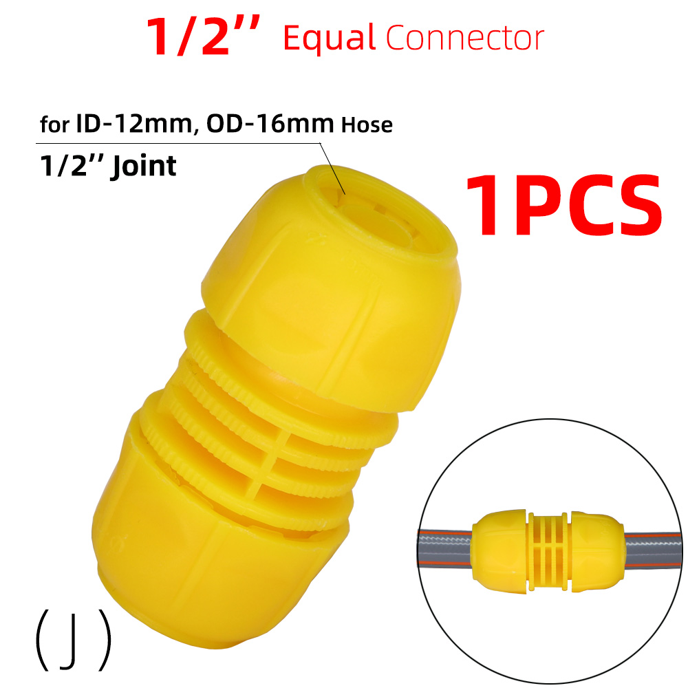 Garden Hose Quick Connector 1/2'' 3/4'' 1'' 1.2'' Repair Leaky Water Pipe Tool Fitting Adapter Watering Irrigation Tubing Joint: Jx1pcs