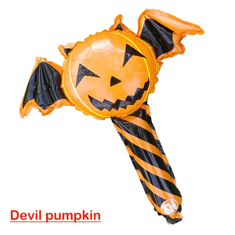 Mini Cartoon Halloween Balloons Inflatable Toys Air Balloons Halloween Decorations Globos Eye Spider Pumpkin Devil Pumpk Balloon: Devil Pumpkin