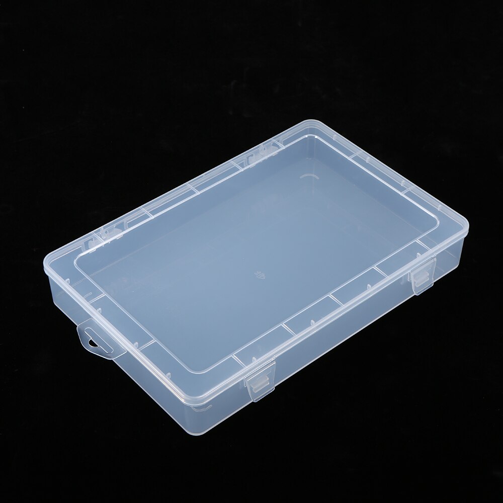 Bærbar gennemsigtig lastboks  a4 papir opbevaringsboks enkelt rum værktøj papirvarer opbevaringsboks: Syc -201- a