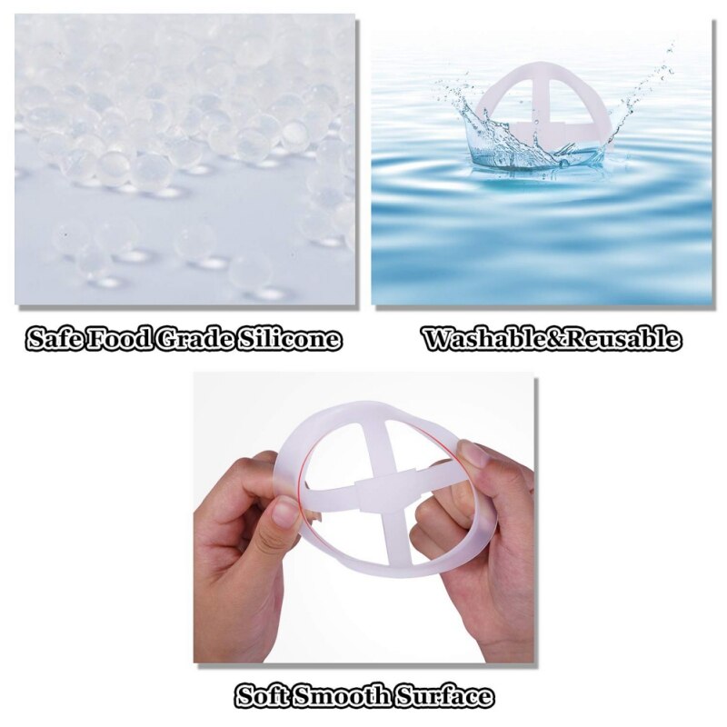 5/10Stck 3D Maske Halterung Maske Zubehör Atmen Reibungslos Und Kühle Maske Halfter Atmungsaktiv Gesundheits Zubehör