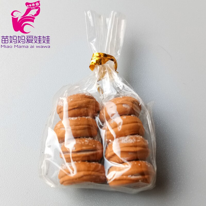 Dukkehus donuts gør-det-selv tilbehør dessert vitrine 1/6 bjd  ob11 blythe dukke foof model tilbehør: A6