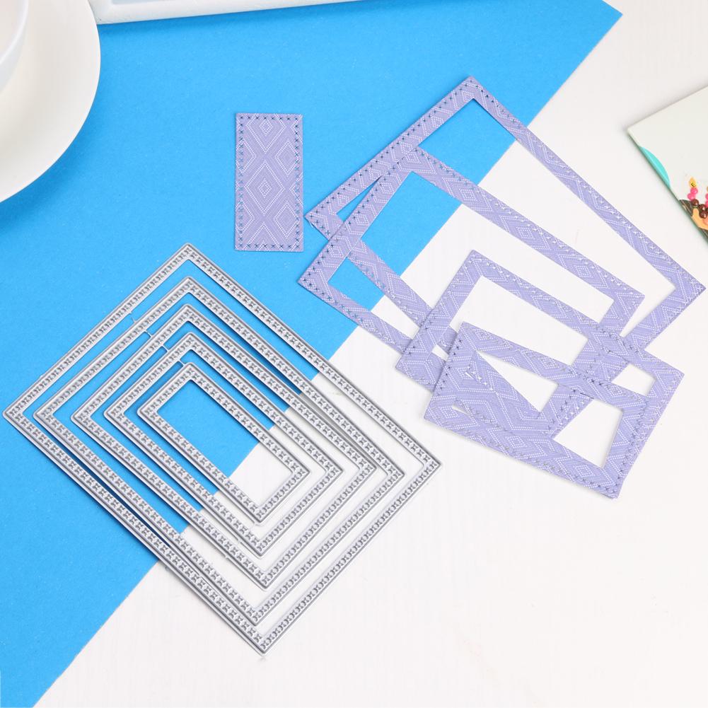 Metall Schneiden Stirbt Kreis Rahmen Schablonen für DIY Scrapbooking Präge Papier Hochzeit Karten Sterben Schnitte Foto Album Machen Handwerk