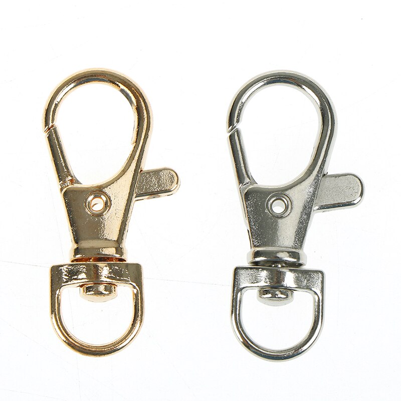 6PCS DIY Bag Accessories Mini Rotatable Buckle Hook Lobster Key Chain Metal Carabiner For Bag Parts & Accessories