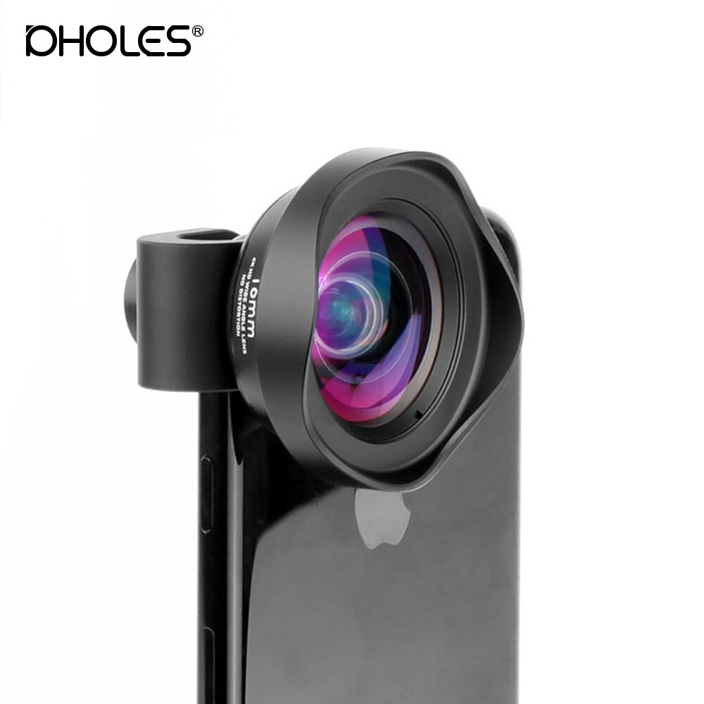 16mm pholes vidvinkelobjektiv 100 graders vinkel til ipone xs /90%  af smartphones klip  on 4k hd-linse