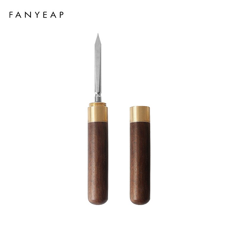Tea Knife Needle Pick With Wood Handle Puer Tea Tools Cone Needle Breaking Prying Tea Brick Tool: E