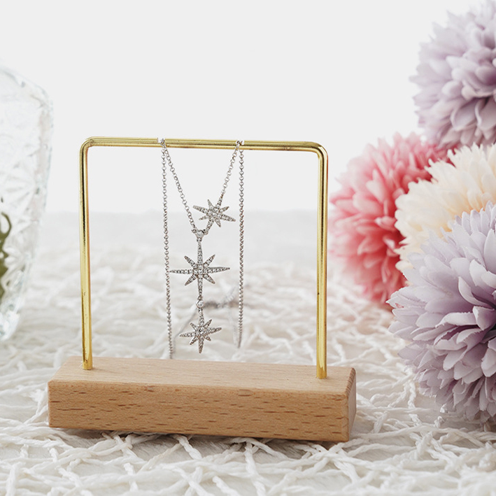 Organisateur de bijoux Support en bois Bracelet boucle d'oreille Support d'affichage décoration Support boucle d'oreille Support affichage décoration Rack petit