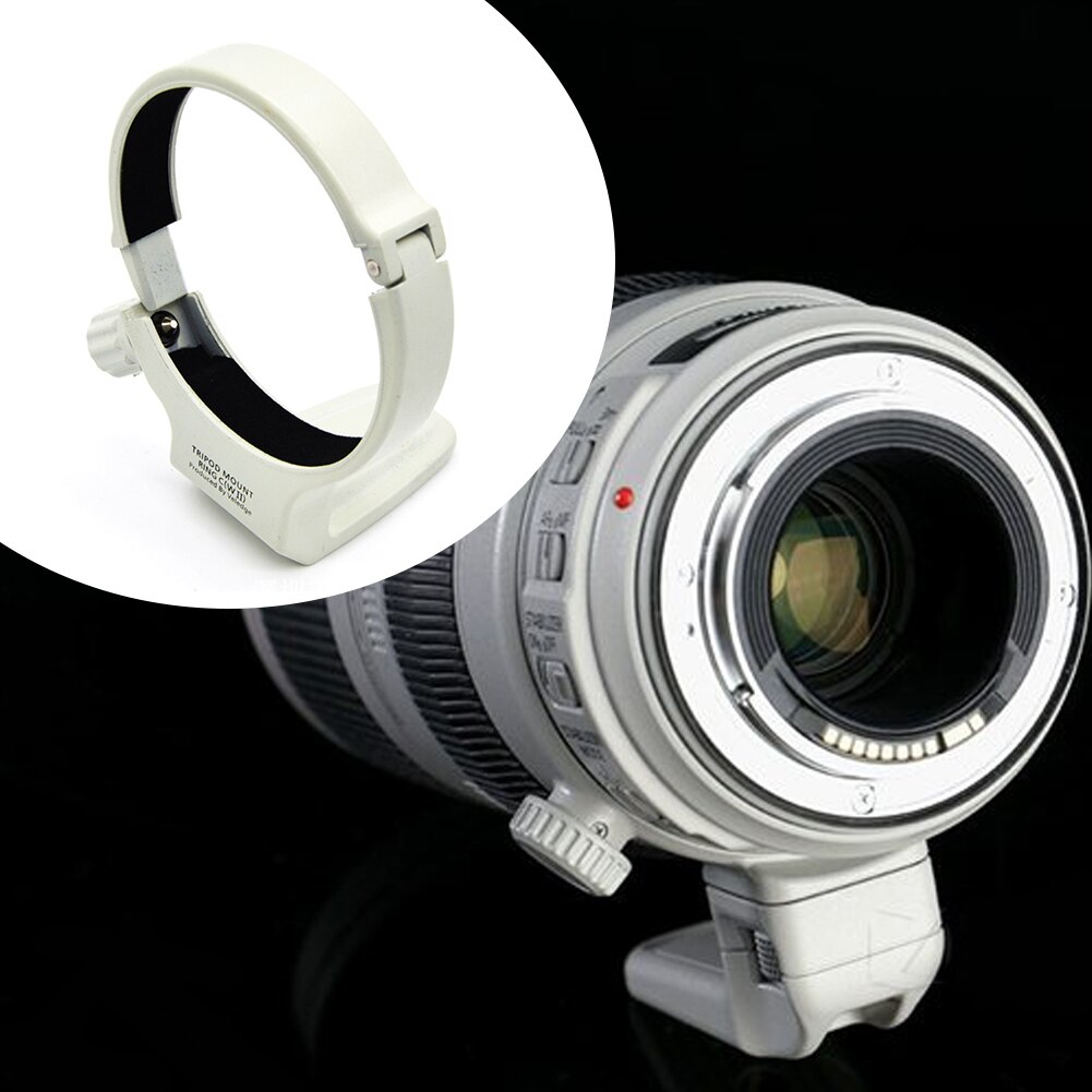 Suporte lente colar adaptador de liga de alumínio estável fotografia tripé montagem anel peças de reposição fixação para canon ef 70-300 f
